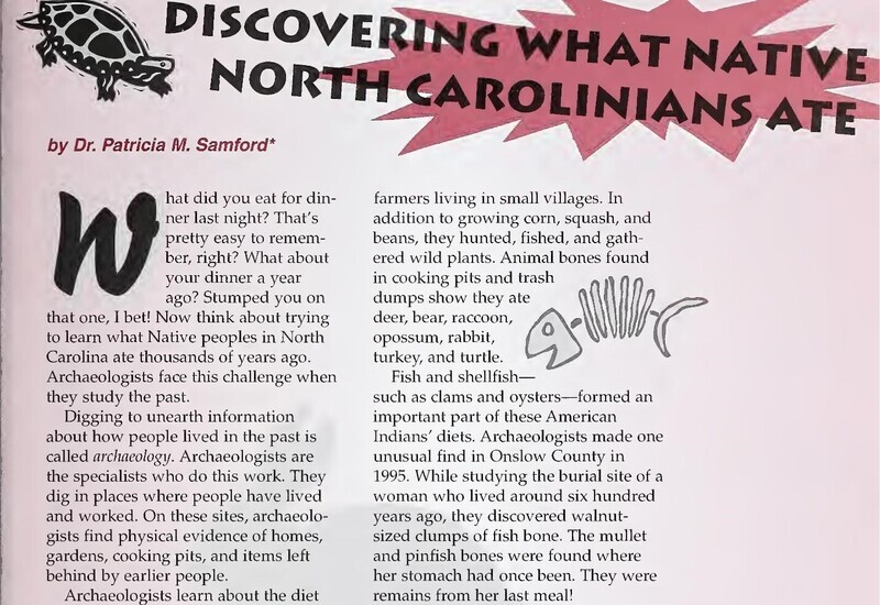 An article about Native American food