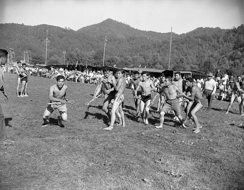 Cherokee Stickball Game- Cherokee Fair Qualla Reservation 1951