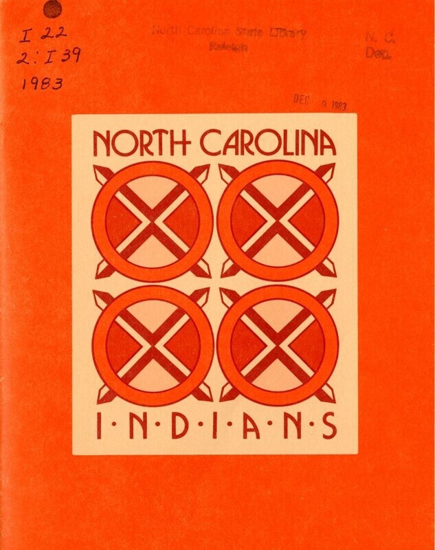 In response to the many requests for information received from interested persons from across the state, the North Carolina Commission of Indian Affairs has compiled this booklet as a general overview of North Carolina Indians - this is not a complete history