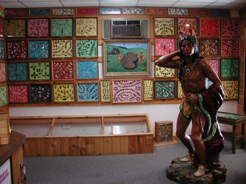 Inside the Native American Artifacts museum, with over 50, 000 pieces from the collection of R. E. "Moon" Mullins and Irene Mullins