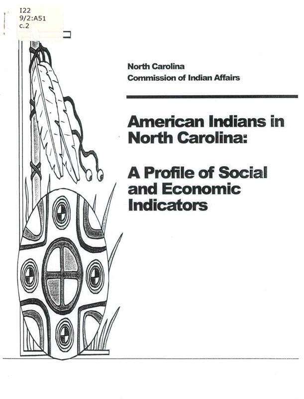 A report giving a general overview of wellness factors for American Indians in North Carolina, factors include economic, education, health, social well-being, substance abuse, and crime