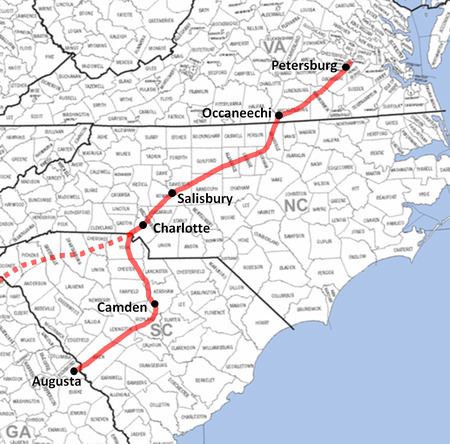 An article about the American Indian Trading Path from Virginia to South Carolina