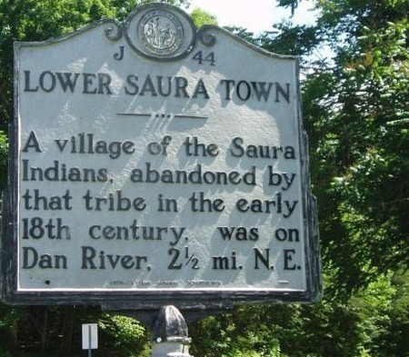 An article about the Saura tribe in North Carolina