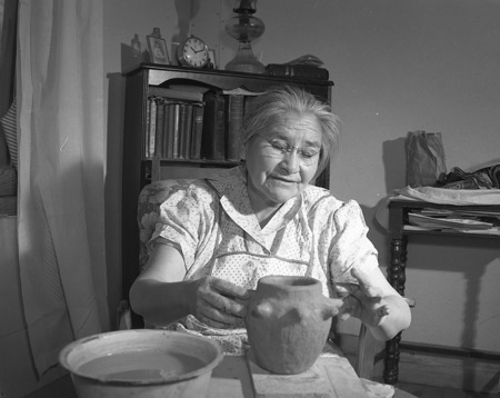 Cherokee Woman/ Lloyd's Motor court Cherokee