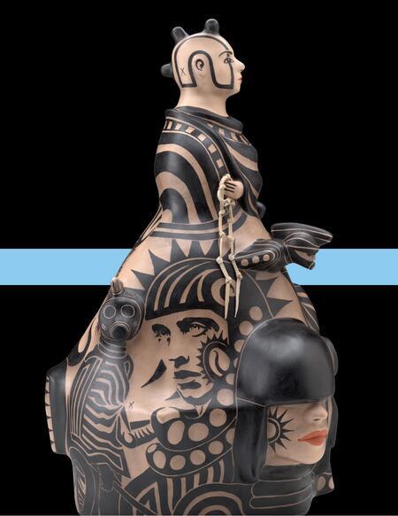 An article about NC Museum of Art exhibit To Take Shape and Meaning: Form and Design in Contemporary American Indian Art