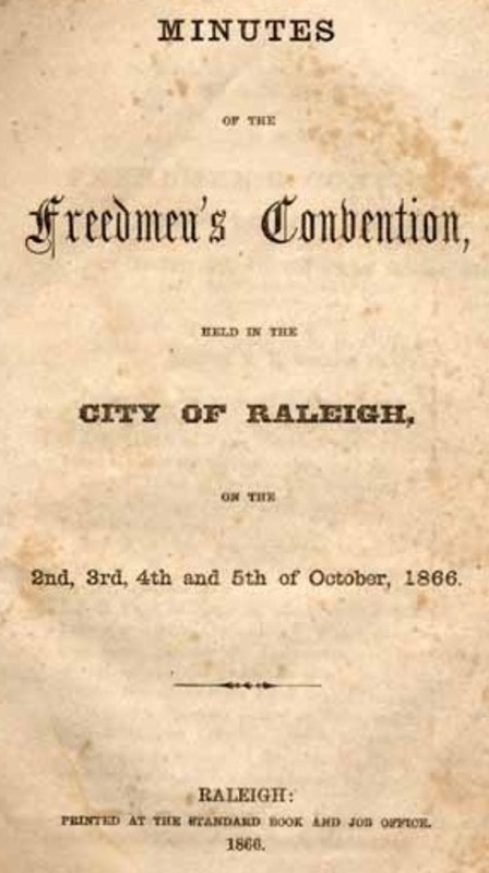 Article about Freedmen's Conventions.