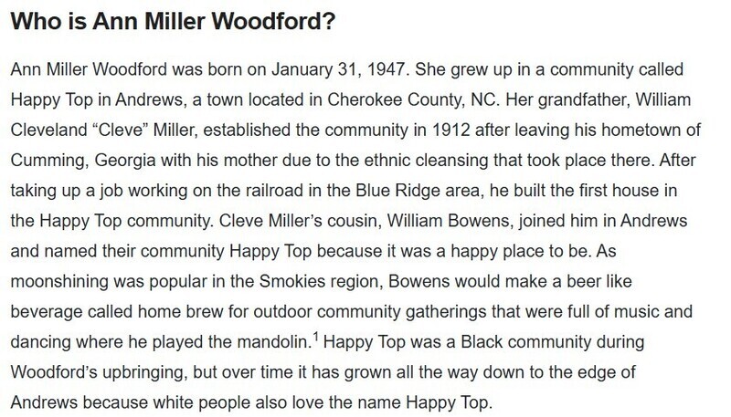 National Park Service article about artist Ann Miller Woodford.
