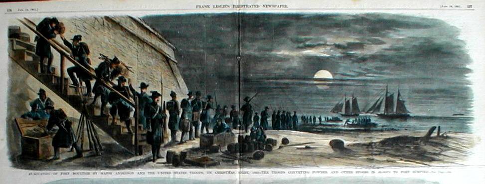 Major Anderson moves troops