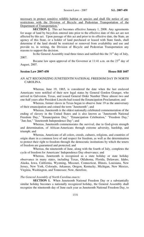 2007 General Assembly at its regular session 2007 and its extra session 2007