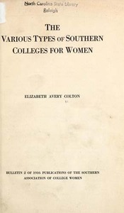 An article about female educator Elizabeth Avery Colton