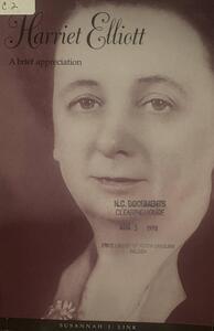 Harriet Elliott : a brief appreciation