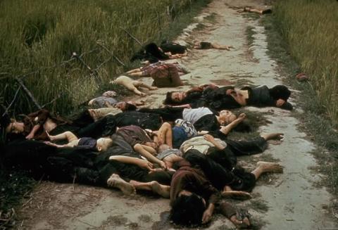 Bodies of civilians killed in My Lai massacre