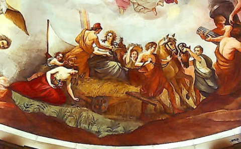 The Apotheosis of Washington Detail (Agriculture)