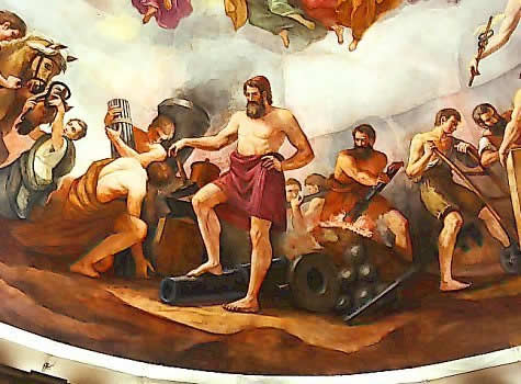 The Apotheosis of Washington Detail (Mechanics)