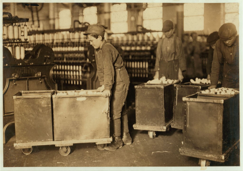 Doffers in Trenton Mills