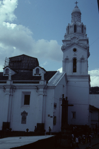 Church in Independence Plaza, Quito, Ecuador