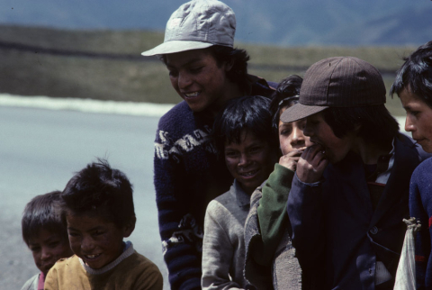 Smiling children near Riobamba, Ecuador