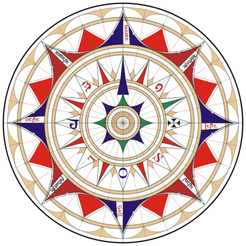 Compass rose