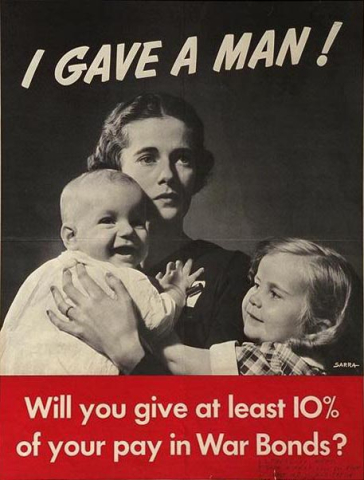 War bonds poster