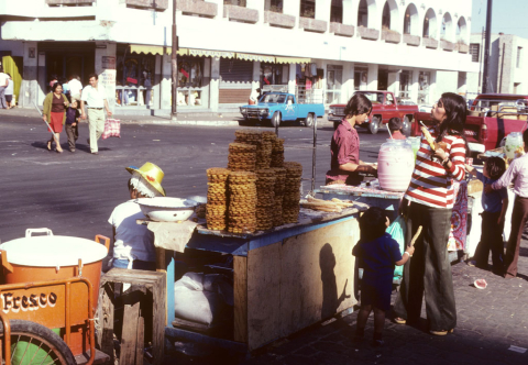 Roadside stands in Zapopan, Mexico