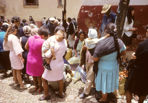 Street vendor in Pátzcuaro, Mexico