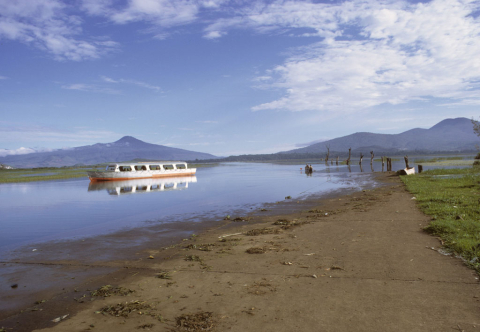Ferry on Lake Pátzcuaro, Mexico