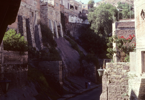 Colonial structures in Guanajuato, Mexico