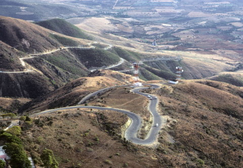 Road to Cristo Rey monument in Guanajuato, Mexico