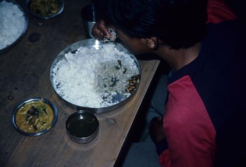 A Nepalese meal