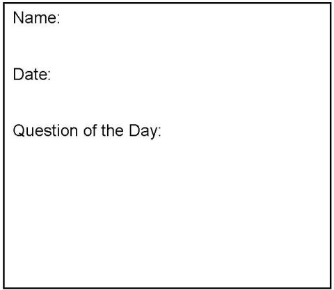 Question of the day entry