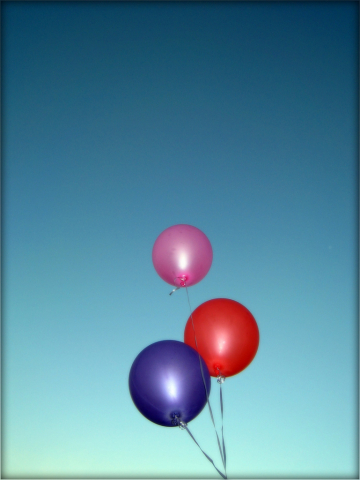 Three balloons
